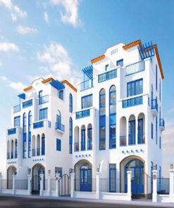 Biệt thự song lập Vinhomes Green Paradise Cần Giờ thiết kế Địa Trung Hải sang trọng